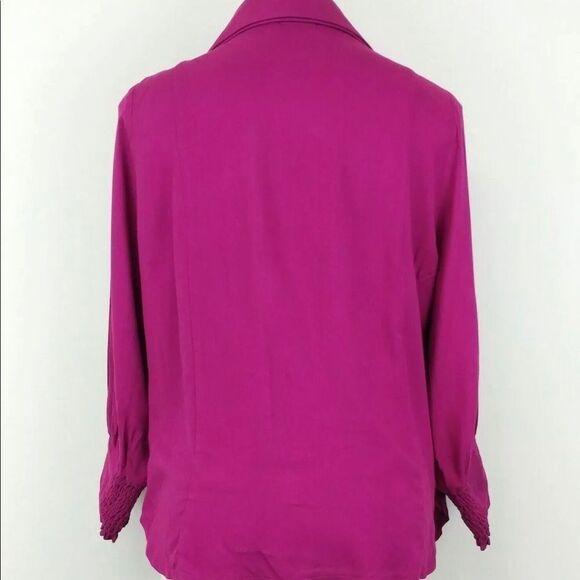 IGIGI Magenta Rayon Top Sz 14 - Picture 2 of 4